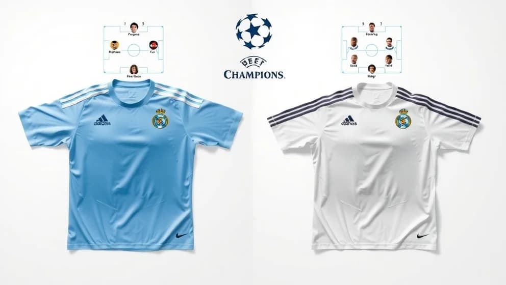 Man City mot Real Madrid laguppställning